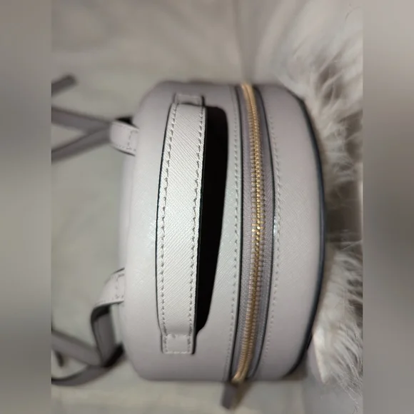 Kate Spade Star Bright Owl Tomi Grey Leather Backpack LNC - Picture 4 of 9